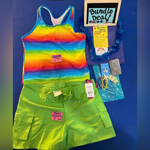 Rainbow swim bundle - Picture 1 of 8